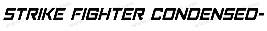 Strike Fighter Condensed字体转换